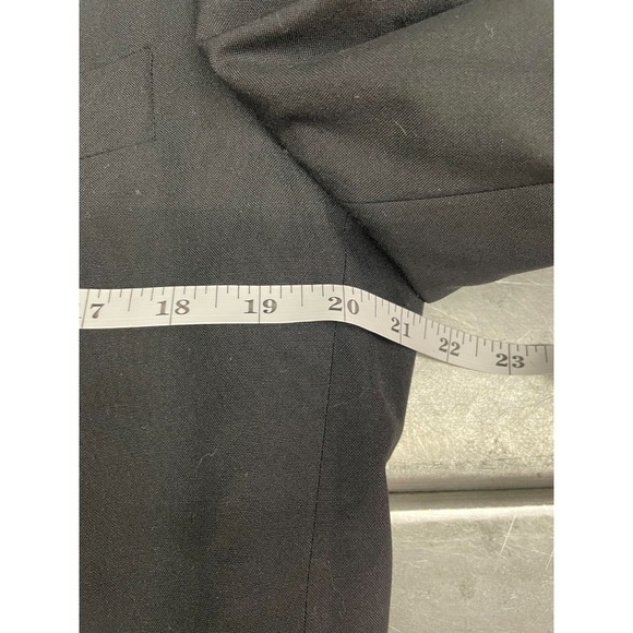 Hickey Freeman Boardroom Blazer Jacket Mens 41 Long Black 100% Wool Sport Coat - Picture 7 of 16